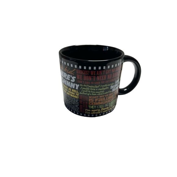 Classic Movie Lines Coffee Mug Hollywood Film Buff Quotes - Picture 1 of 5